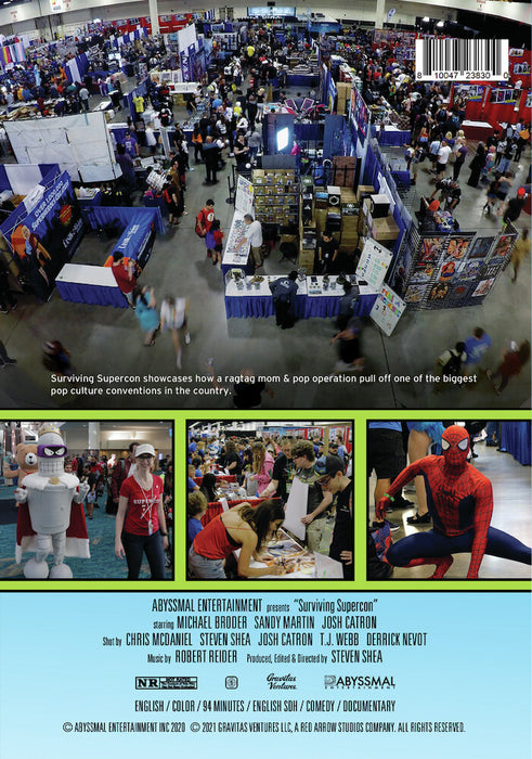 Surviving Supercon (MOD) (DVD Movie) - back cover art