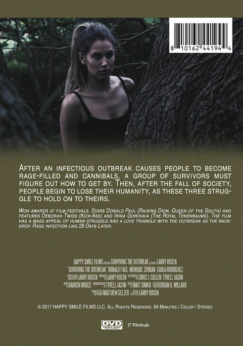 Surviving the Outbreak (MOD) (DVD Movie) - back cover art