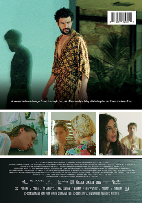 Swimming Home (MOD) (DVD Movie) - back cover art