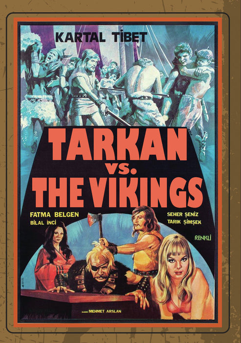 TARKAN VS. THE VIKINGS (aka Tarkan: Viking Kani) (MOD) (DVD Movie) - movie cover art