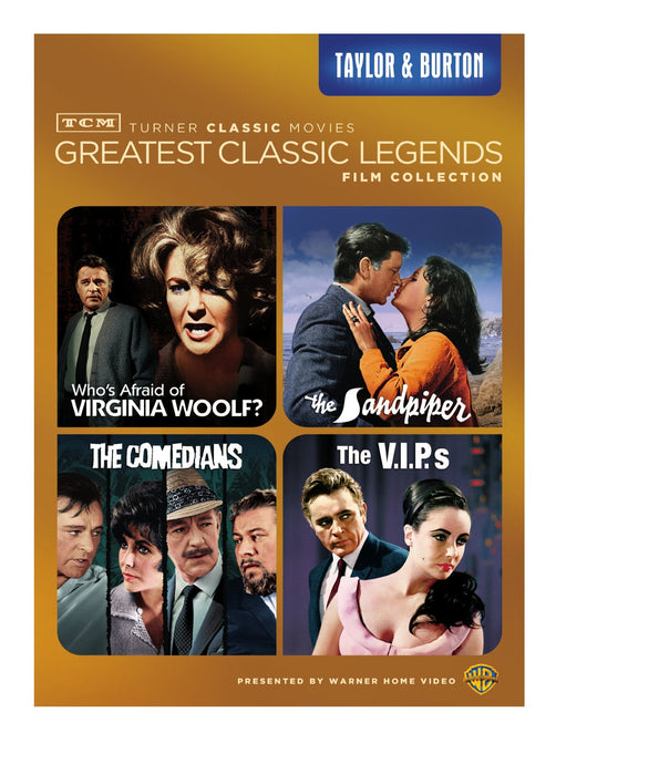 TCM Greatest Classic Legends Film Collection: Elizabeth Taylor & Richard Burton DVD - movie cover art