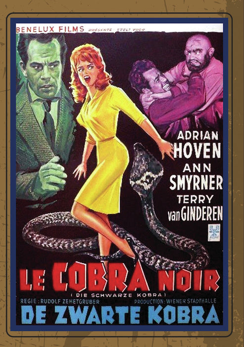 THE BLACK COBRA (aka La Cobra Noir) (MOD) (DVD Movie) - movie cover art