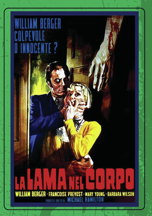 THE MURDER CLINIC (aka La Lama Nel Corpo) (MOD) (DVD Movie) - movie cover art