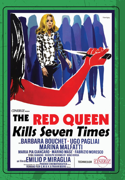 THE RED QUEEN KILLS SEVEN TIMES Anamorphic Widescreen (MOD) (DVD Movie) - movie cover art
