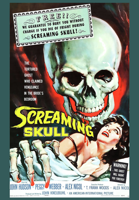 THE SCREAMING SKULL Anamorphic Widescreen Edition (MOD) (DVD Movie) - movie cover art
