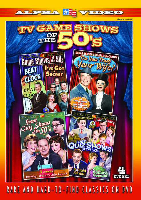 TV Game Shows of The 50's (MOD) (DVD Movie) - movie cover art