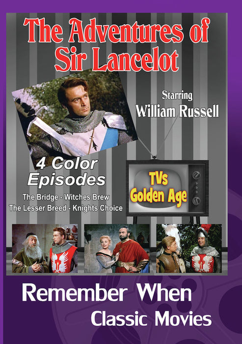 TVs Golden Age - The Adventures of Sir Lancelot (MOD) (DVD Movie) - movie cover art