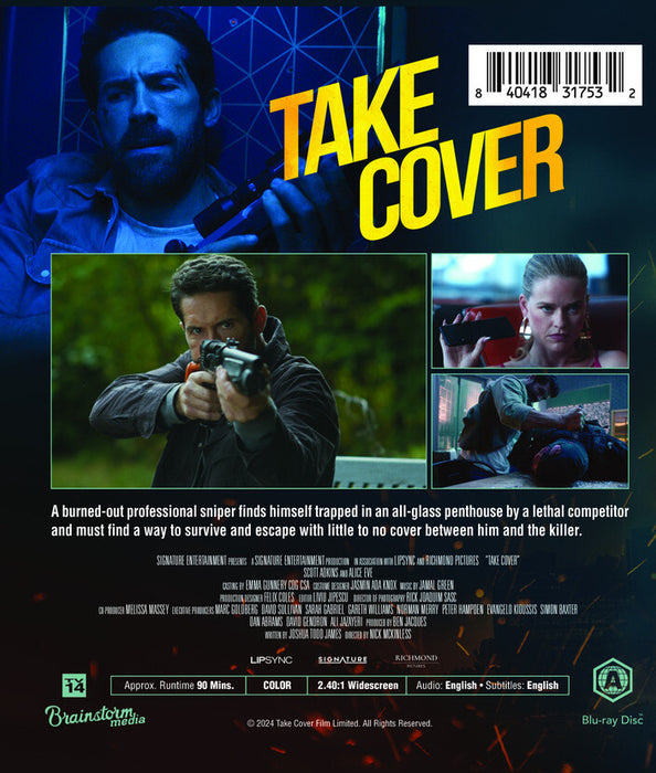 Take Cover (MOD) (BluRay Movie) - back cover art