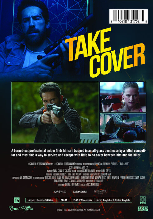 Take Cover (MOD) (DVD Movie) - back cover art