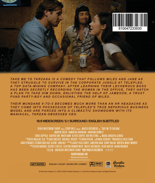 Take Me to Tarzana (MOD) (BluRay Movie) - back cover art