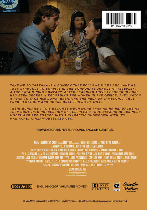 Take Me to Tarzana (MOD) (DVD Movie) - back cover art