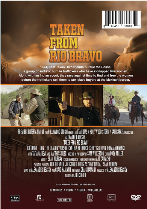 Taken From Rio Bravo (MOD) (DVD Movie) - back cover art