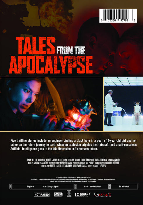 Tales From the Apocalypse (MOD) (DVD Movie) - back cover art