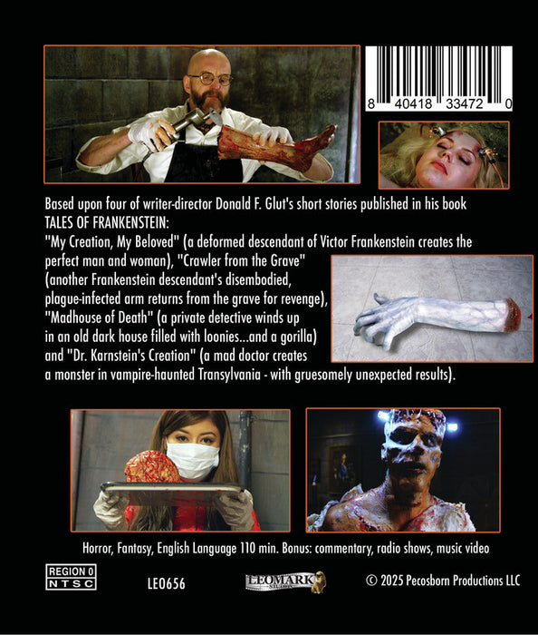 Tales of Frankenstein - Special Edition (MOD) (BluRay Movie) - back cover art