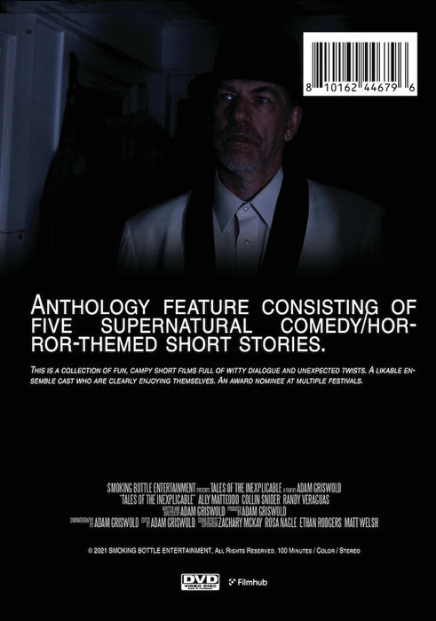 Tales of the Inexplicable (MOD) (DVD Movie) - back cover art
