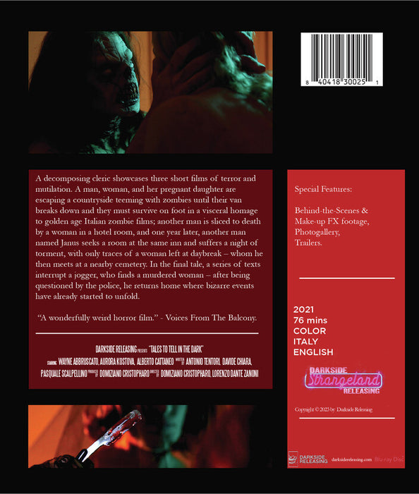 Tales to Tell in the Dark (MOD) (BluRay Movie) - back cover art