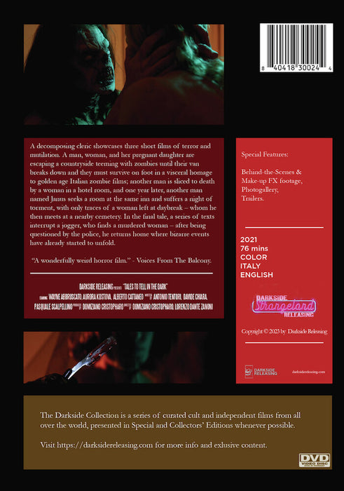 Tales to Tell in the Dark (MOD) (DVD Movie) - back cover art