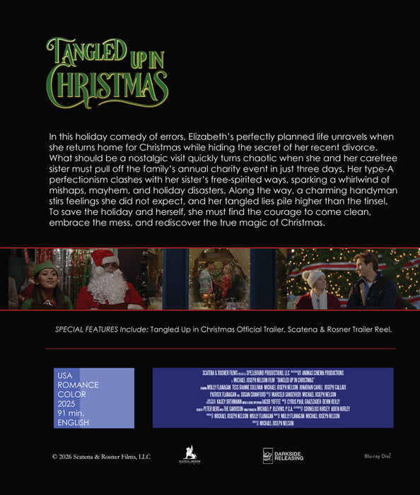 Tangled up in Christmas (MOD) (BluRay Movie) - back cover art