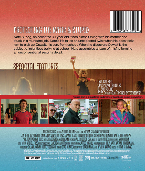 Tapawingo (MOD) (BluRay Movie) - back cover art