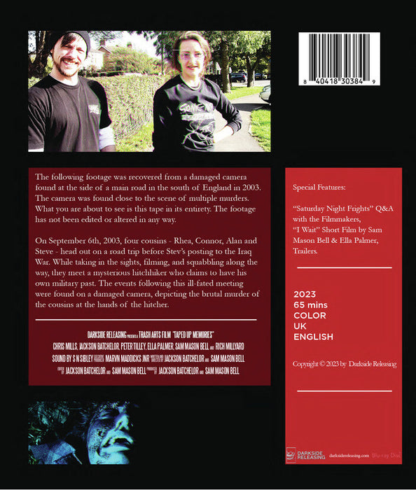 Taped-Up Memories (MOD) (BluRay Movie) - back cover art