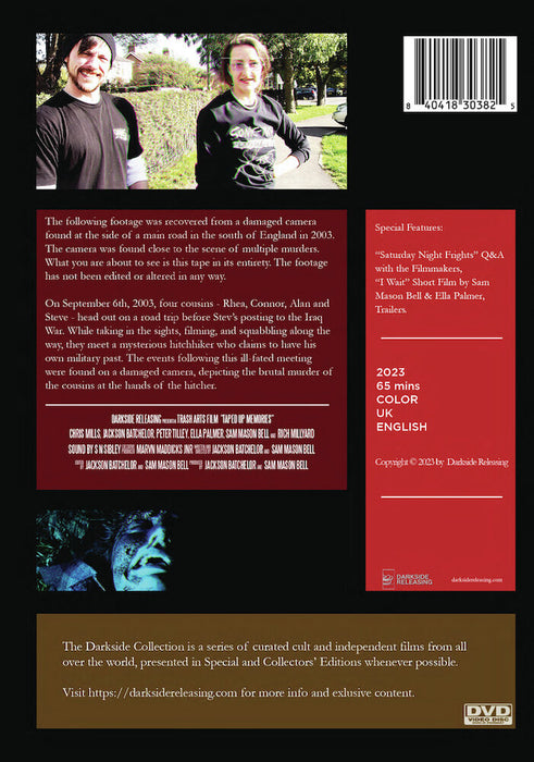Taped-Up Memories (MOD) (DVD Movie) - back cover art