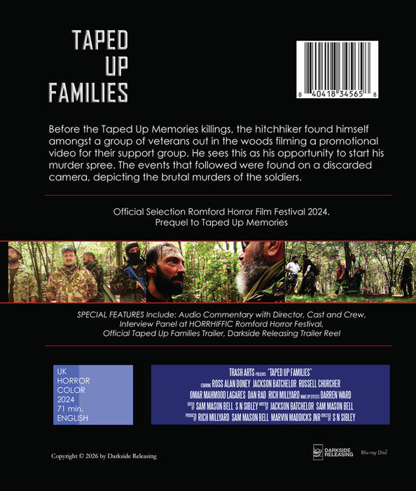 Taped up Families (MOD) (BluRay Movie) - back cover art