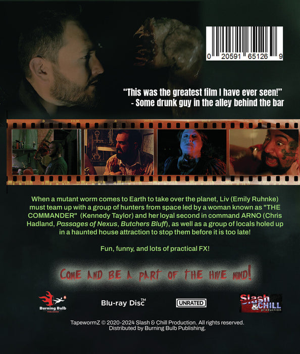 TapewormZ (MOD) (BluRay Movie) - back cover art
