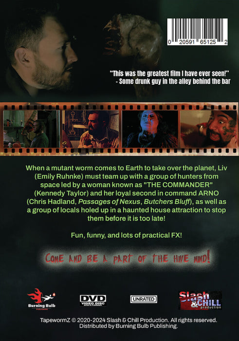TapewormZ (MOD) (DVD Movie) - back cover art