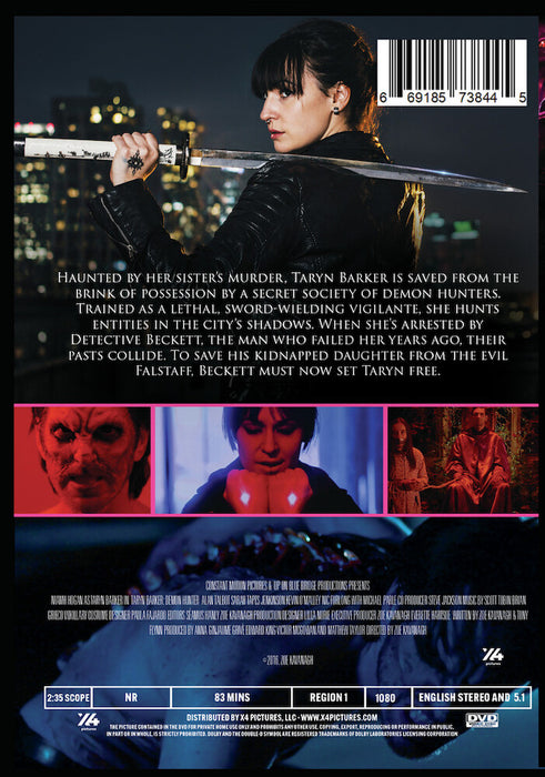 Taryn Barker: Demon Hunter (MOD) (DVD Movie) - back cover art