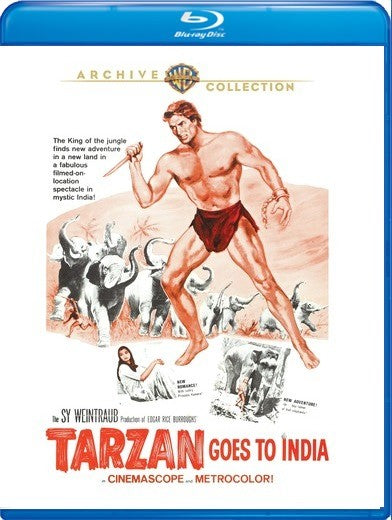 Tarzan Goes to India (MOD) (BluRay Movie) - movie cover art