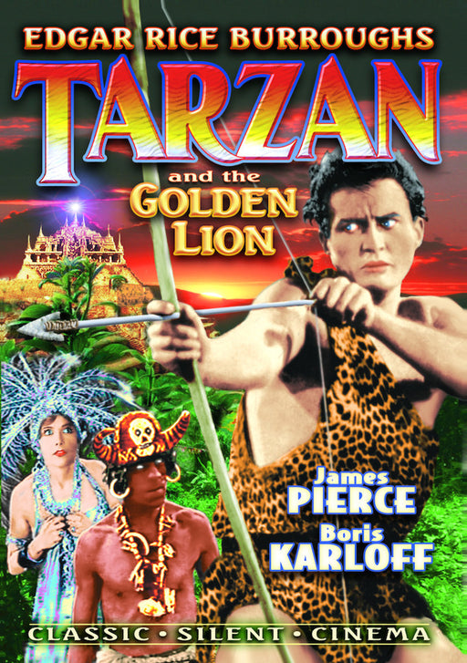 Tarzan and the Golden Lion (Silent) (MOD) (DVD MOVIE) - movie cover art