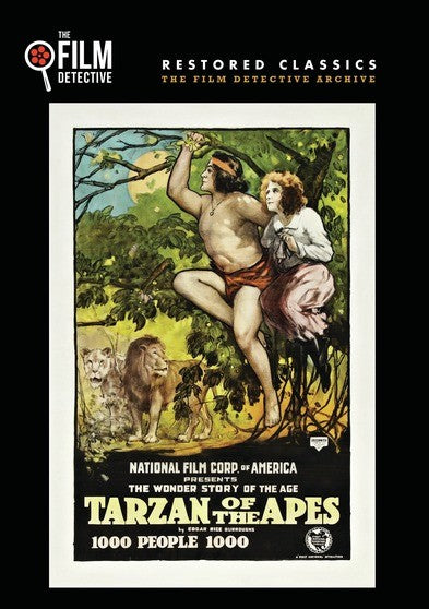 Tarzan of the Apes (The Film Detective Restored Version) (MOD) (DVD Movie) - movie cover art