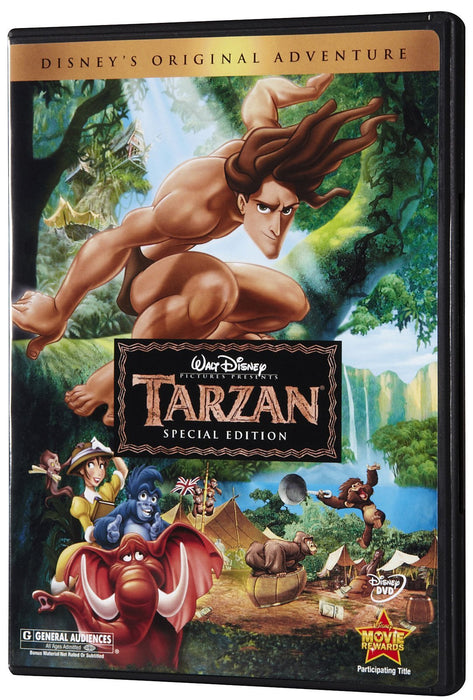 Tarzan DVD - movie cover art