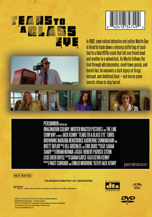 Tears to a Glass Eye (MOD) (DVD Movie) - back cover art