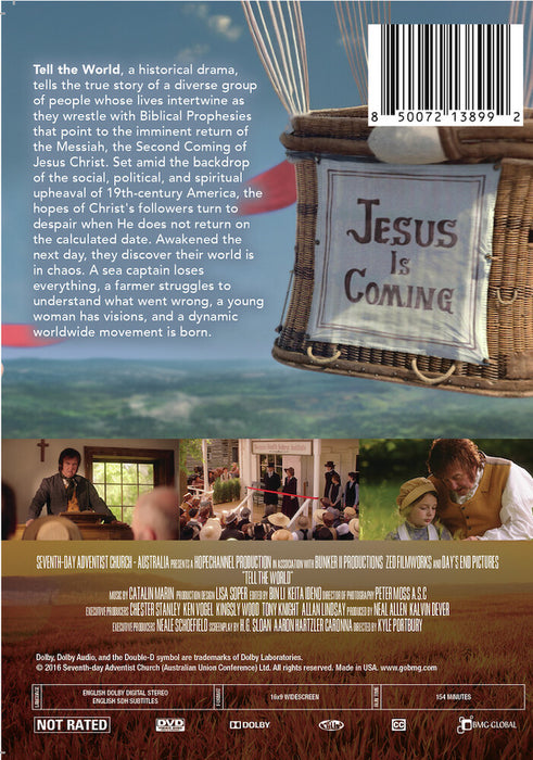 Tell The World (MOD) (DVD Movie) - back cover art
