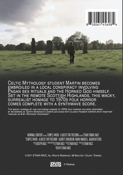 Temple Wood: A Quest for Freedom (MOD) (DVD Movie) - back cover art