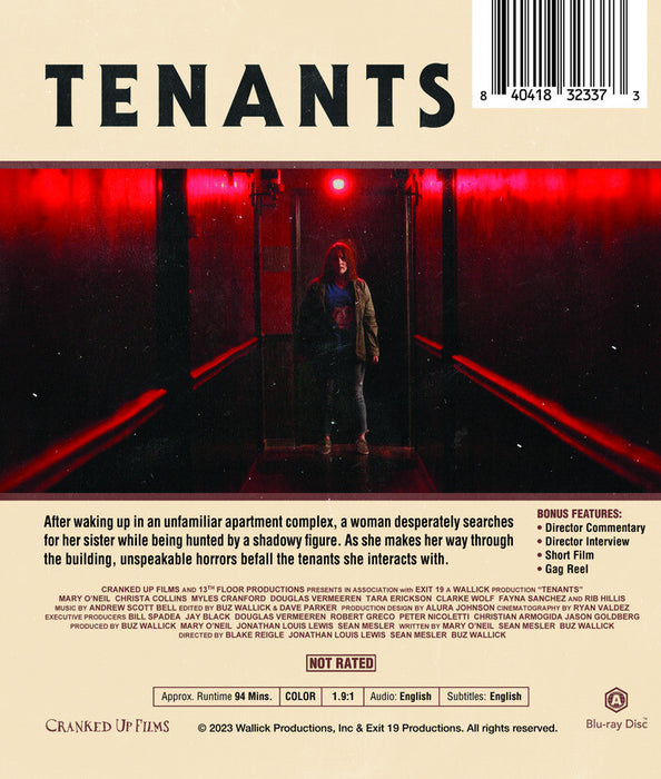 Tenants (MOD) (BluRay Movie) - back cover art