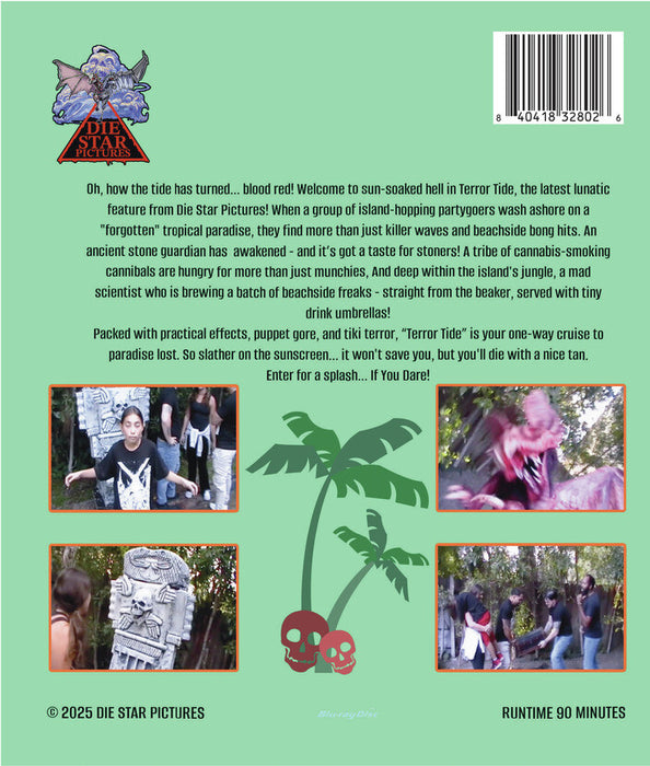 Terror Tide (MOD) (BluRay Movie) - back cover art