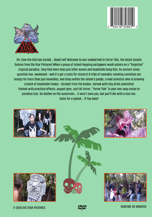 Terror Tide (MOD) (DVD Movie) - back cover art