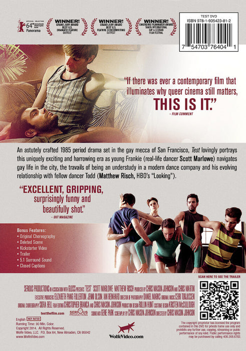 Test (MOD) (DVD Movie) - back cover art