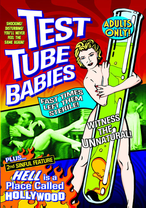 Test Tube Babies (Plus "Hell Is A Place Called Hollywood" Bonus Featurette) (MOD) (DVD Movie) - movie cover art