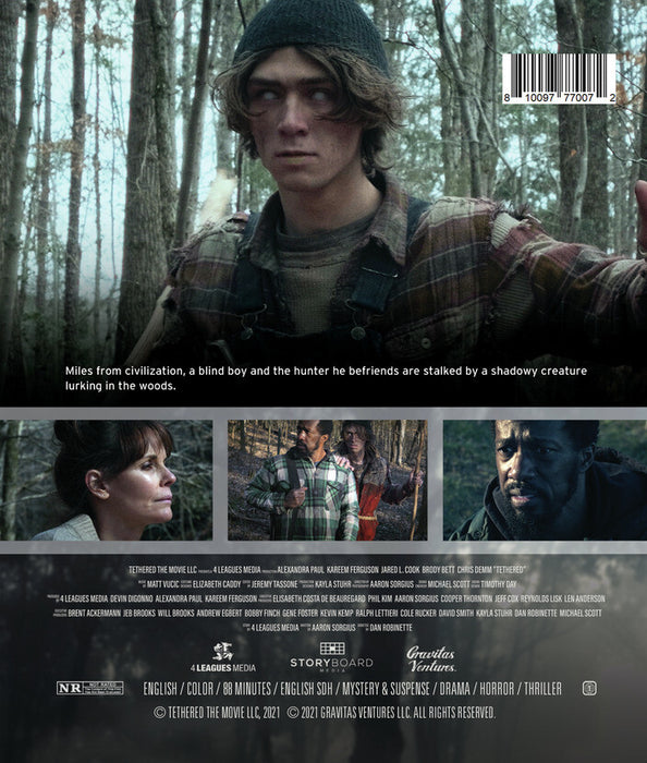 Tethered (2022) (MOD) (BluRay Movie) - back cover art