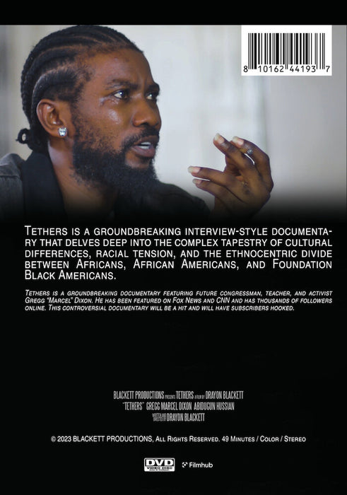 Tethers (MOD) (DVD Movie) - back cover art