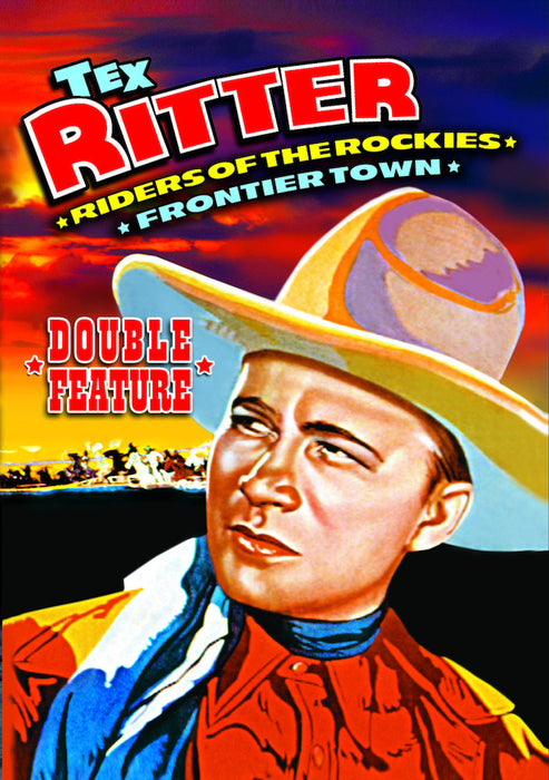Tex Ritter Double Feature: Riders of The Rockies (1937) / Frontier Tow (MOD) (DVD MOVIE)