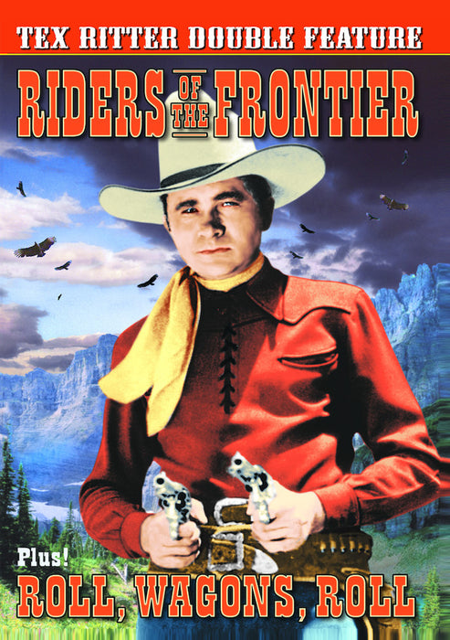 Tex Ritter Double Feature: Riders of the Frontier (1939) / Roll, Wagon (MOD) (DVD MOVIE)