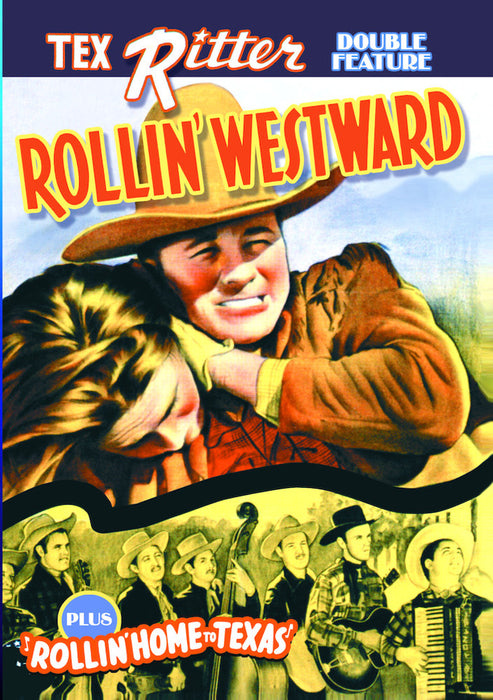 Tex Ritter Double Feature: Rollin' Westward (1939) / Rollin' Home To T (MOD) (DVD MOVIE)