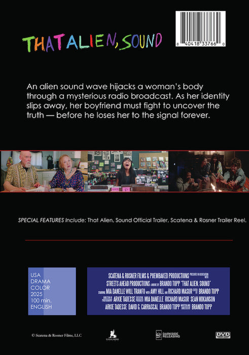 That Alien, Sound (MOD) (DVD Movie) - back cover art