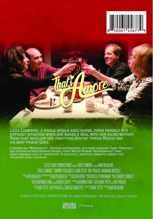 That's Amore (MOD) (DVD Movie) - back cover art