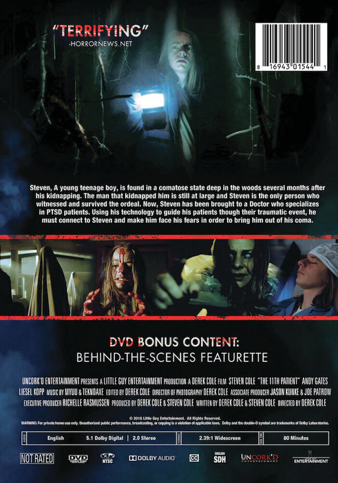 The 11th Patient (MOD) (DVD Movie) - back cover art