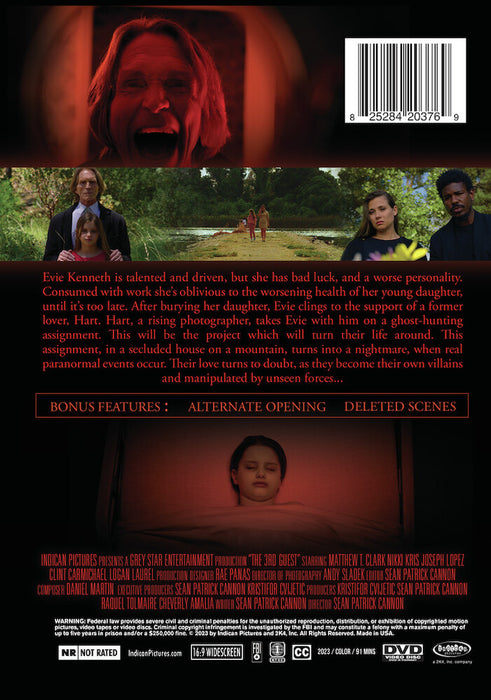 The 3rd Guest (MOD) (DVD Movie) - back cover art